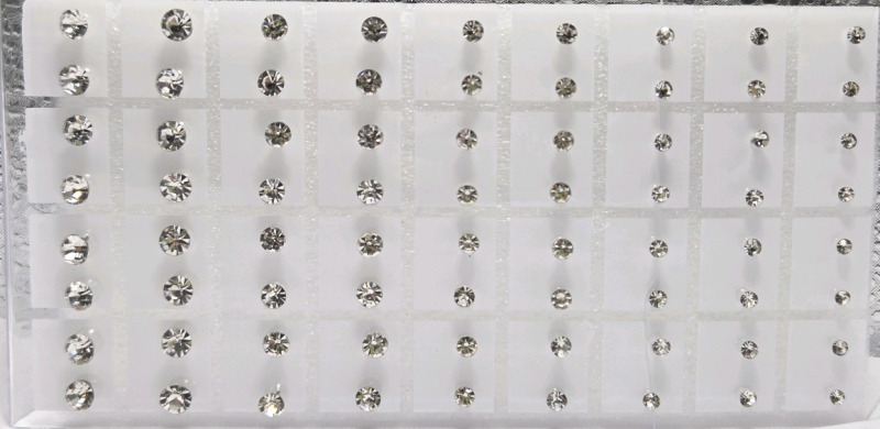 36 New Pairs | Lovely Studded Earrings in Gradual Sizes