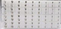 36 New Pairs | Lovely Studded Earrings in Gradual Sizes