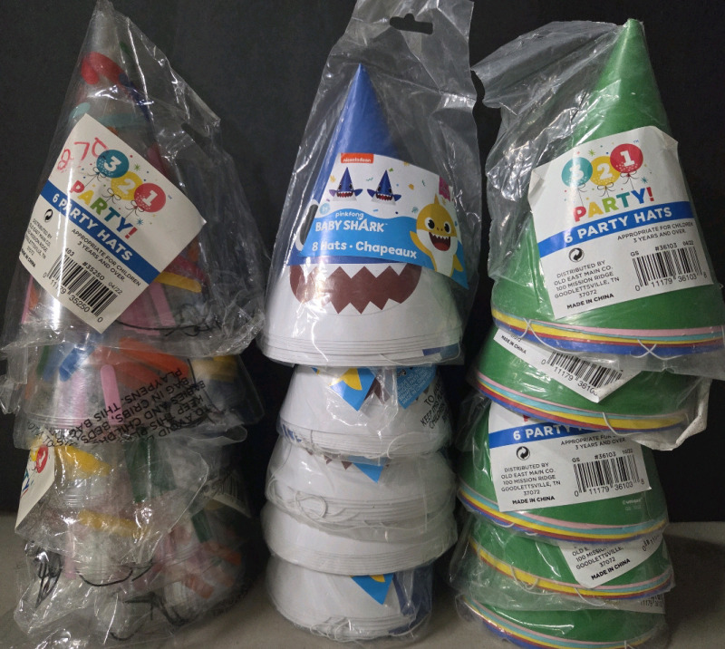 15 New Packs | Variety Birthday Party Hats