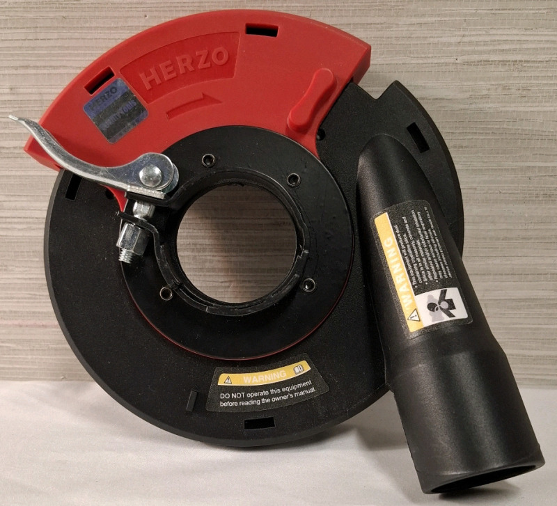 New HERZO Dust Shroud for Angle Grindering | 4"/5" Universal Surface Grinding