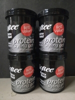 4 New | Softee Extra Hold Protein Styling Gel | No Flaking or Alcohol | 227g