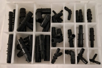As New | Assorted KDP Automotive Heater Hose Connectors| Barb Tee (T-1/2&ldquo;X1/2&ldquo;X1/2&ldquo;(Tee: 13X13X13MM), 2)<br/>