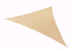 New - E.share 18ft &times; 18ft &times; 18ft UV Triangle Block Sun Shade Sail for Outdoor Patio & Garden , Tan . Retail $82 - 4