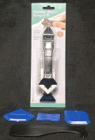New Silicone Trowel & Scraper (8" Long) & 4pc Sealant Kit
