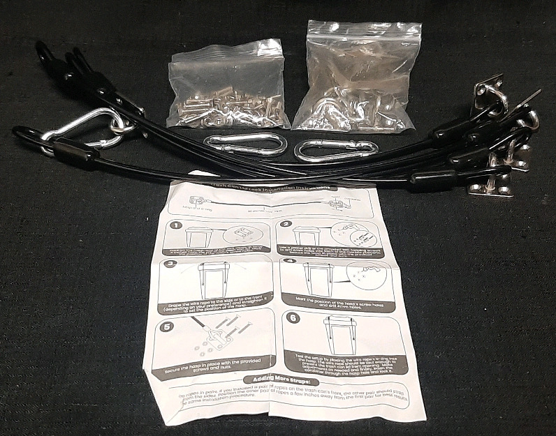 4 New Garbage Lid Wire Locks