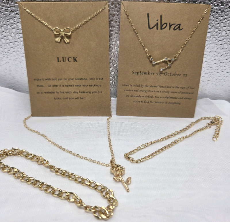 3 New | Gorgeous Dainty Necklaces w/ (2) Anklets