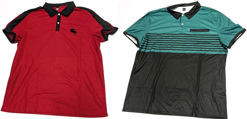 2 New Size XXL Men's Polo Shirts