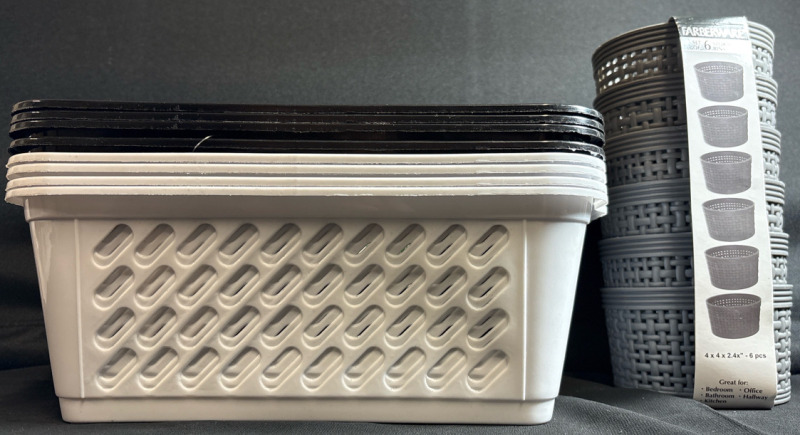14 New condiment Basket and storage bin Set |