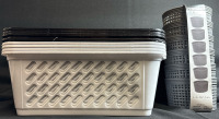 14 New condiment Basket and storage bin Set |