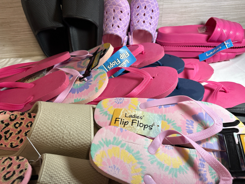 10+ Assorted Sizes 5-11 Toddler/Men/Ladies Sandles and Flip Flops Pairs | Brands Includes- Mission Ridge, Toddler Boys/Girls and more