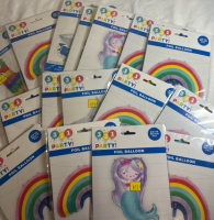 10+ New Assorted Foil Balloons | Sizes comes in 29"-36"