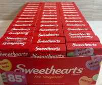 42 New Boxes of Sweethearts Candies (26g Each, Best Before 30/09/27)