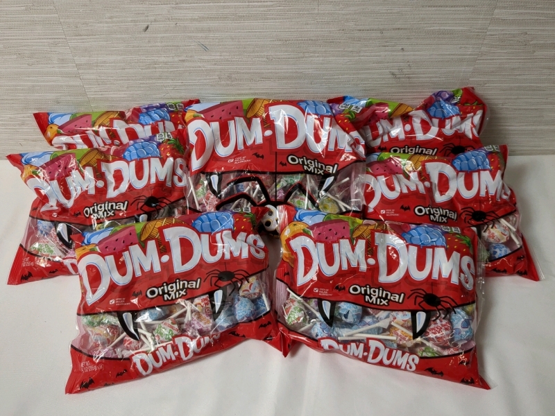 7 New Bags of Dum-Dums Original Mix BB APRIL 23 2027