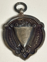 FH Adam&rsquo;s & Co Silver Fob Medal BirminghamSilver 1927 Hallmarked Approximately 1.4 Inch with Ring Bale