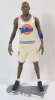 Vintage 1996 Space Jam Michael Jordan Tune Squad 15" Talking Action Figure w/Basketball & Stand . Tested Working - 2