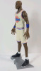 Vintage 1996 Space Jam Michael Jordan Tune Squad 15" Talking Action Figure w/Basketball & Stand . Tested Working - 5