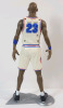 Vintage 1996 Space Jam Michael Jordan Tune Squad 15" Talking Action Figure w/Basketball & Stand . Tested Working - 6