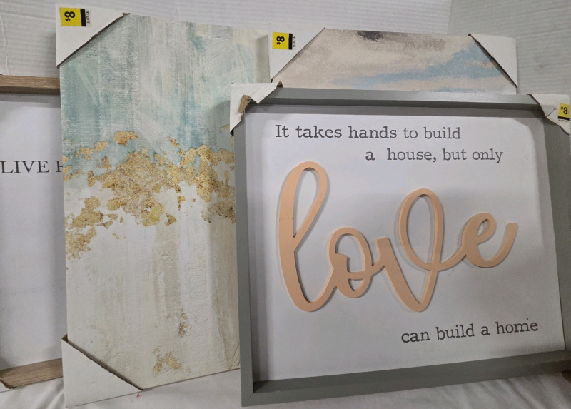 4 New | 16" x 20" Wall Hangs