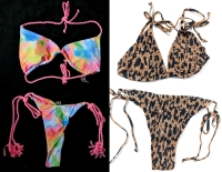 2 New Size MED Women's 2-Piece Bikini Bathing Suits
