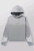 New Size XL Men's YOUNGLA # 5046 Grey Wash Creed Hoodie 100% Cotton. French Terry | Retails $81!