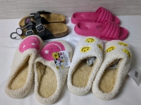 4 New Size Small (5/6) Womens Slipper & Sandals Bundle