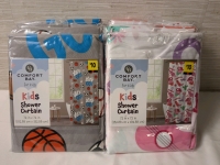 8 New Comfort Bay Shower Curtains for Kids Approx 72x72
