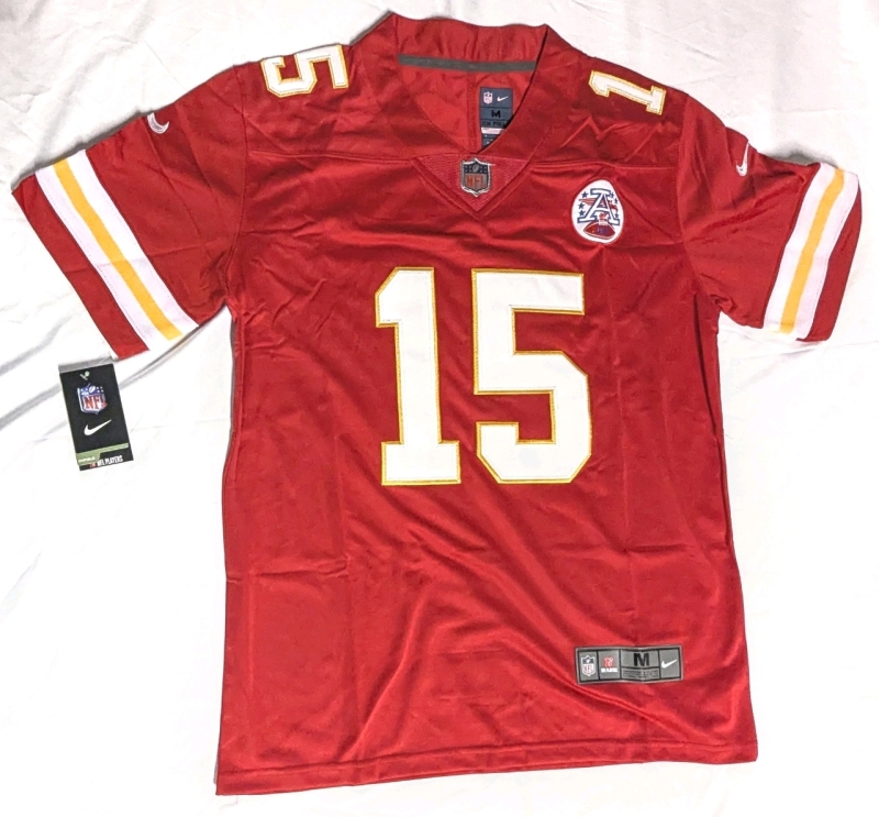 New Size MED* Kansas City Chiefs #15 Patrick Mahoney Jersey (See Description)