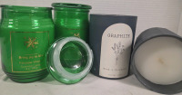 4 New Variety Scented Candles | (2) 510g Fairytale Woods, (1) 503g Musk & Pachouli & (1) 480g Silver Birch