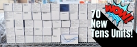 70 (SEVENTY!!) New TENS Unit AS2080 Muscle Stimulators - Rechargeable/ Portable With 10 Pads Each | OVER $1,050.00 RETAIL VALUE,!!