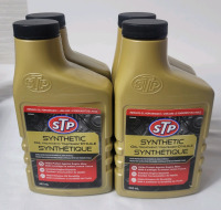 4 New STP Synthetic Oil Treatment , 443ml Bottles