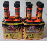 8 New STP Octane Booster Fuel Additive Fluid Bottles . 155ml Bottles