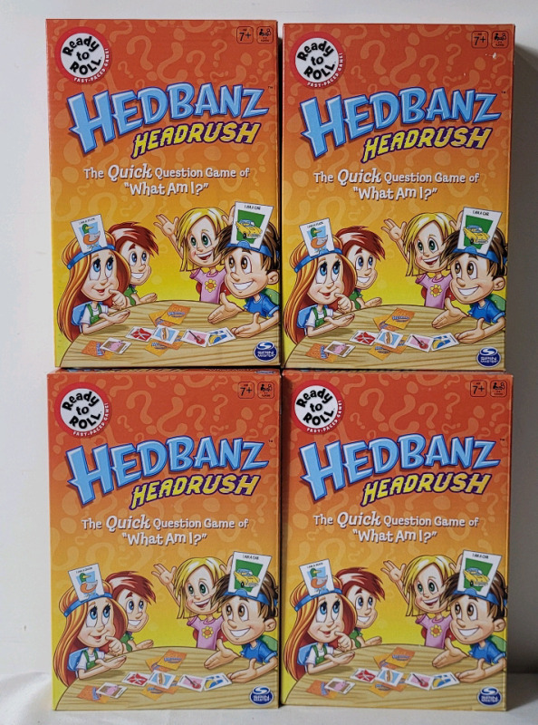 4 New Headbanz Headrush Game .