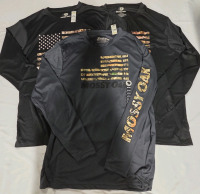 3 New | M-XL Men's Mossy Oak 100% Polyester Long Sleeves