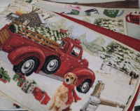 17 New | Variety Sized and Designed Printed Holiday Rugs | Largest Measures 17" x 27"