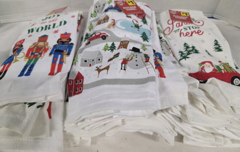 41 New | Holiday Kitchen Towels | All Measure 14" x 24"