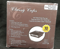 New in Box Satin Black 10 Lumens "Classy Caps" 6x6 Oxford Solar Post Cap