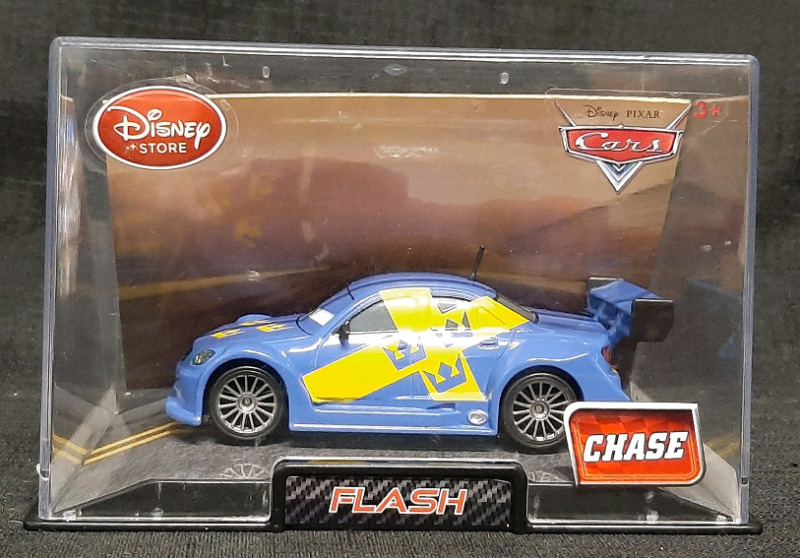New Disney Store Cars "Flash Chase" Die Cast Car