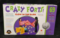 New in Box Crazy Forts Glow In The Dark Set | Contains 69 Pieces Total