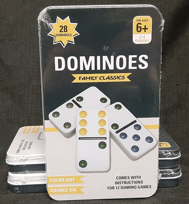 3 Tins of 28 Domino Sets