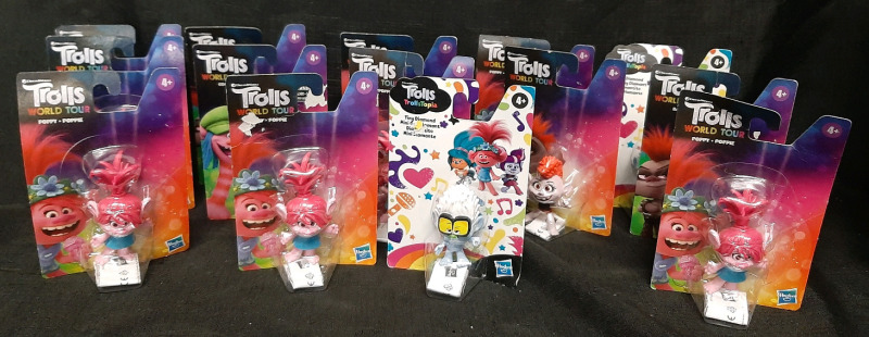 14 New Trolls Figurines (Figures Are Around 4" Tall)