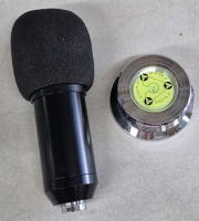 LP Record Weight Stabilizer, Universal, Durable, with Bubble Leveling for LP Record Player & Microphone