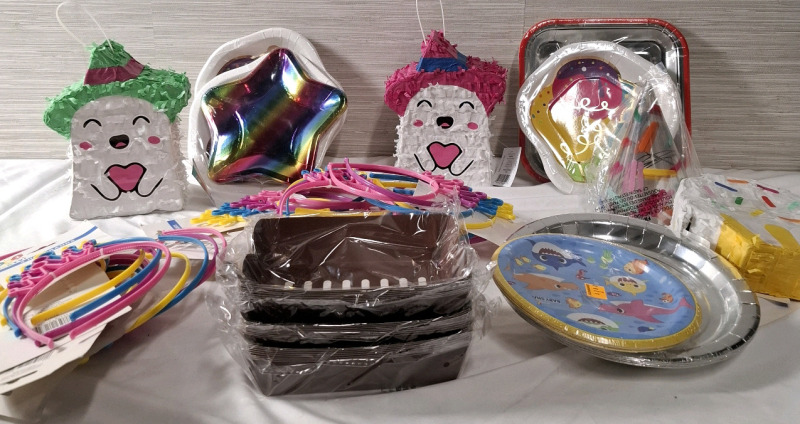Big Lot FULL of New Party, Holiday Supplies + More : Box Measures 18" &times; 18" &times; 20.3" High