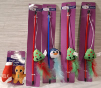 5 New Forever Pals Cat Toys | Tallest Measure Heights - 13"