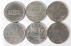 1973 - 1986 Canadian One Dollar Coin . 1973 , 1982 , 1984 , 1985 & 1986 &times;2 . Six (6) Coins