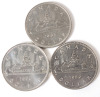 1973 - 1986 Canadian One Dollar Coin . 1973 , 1982 , 1984 , 1985 & 1986 &times;2 . Six (6) Coins - 3