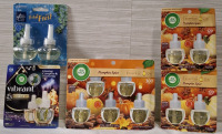 11 New Air Wick Scented Oil Refills( 20ml Each) and 2 New Glade Scented Oil Refills (19.8ml Each)