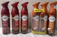 6 New Febreze Air Freshers | Cranberry Crumble, Baked Cinnamon Apples & Pumpkin Roll Air Mists | 250g Each