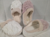 2 New | Size 38-39 Ladies Fuzzy Slippers w/ "Home" Tag (Pictured)