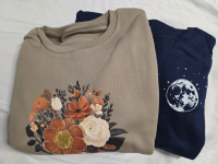 2 New | Size M Women's Sweaters | (1) Crewneck Sweatshirt & (1) Hoodie