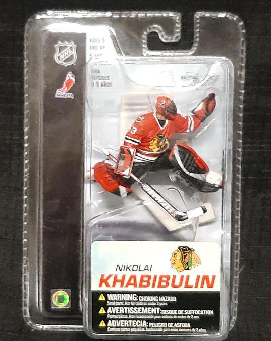 2005 NHL Blackhawks McFarlane SportsPicks Nikolai Khabibulin Figure (Figure is 2&frac12;" Tall)